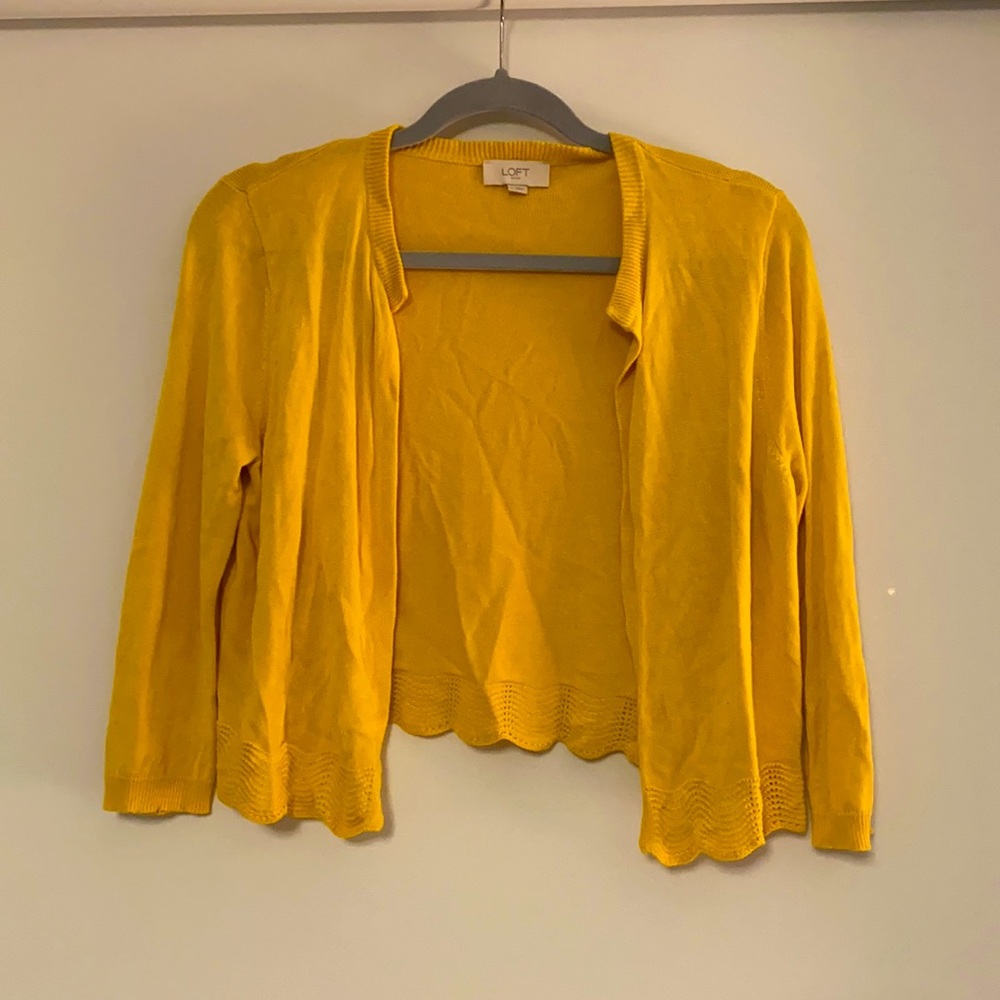 LOFT- cropped sweater for dress